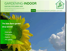 Tablet Screenshot of gardening-indoor.com